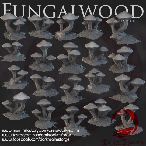 Image of Dark Realms - Fungalwood - Forest Scatter