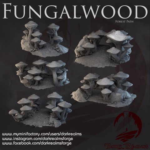 Image of Dark Realms - Fungalwood - Forest Paths