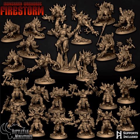 Image of Ironskarn Warhorde: Firestorm Character Pack