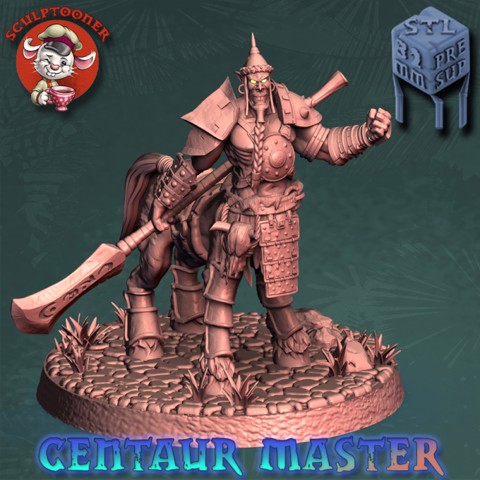 Image of Centaur Master-32mm pre-supported miniature