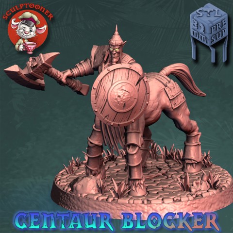 Image of Centaur Blocker-32mm pre-supported miniature