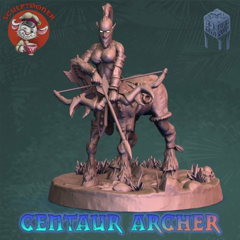 Image of Centaur Archer - preparing bow