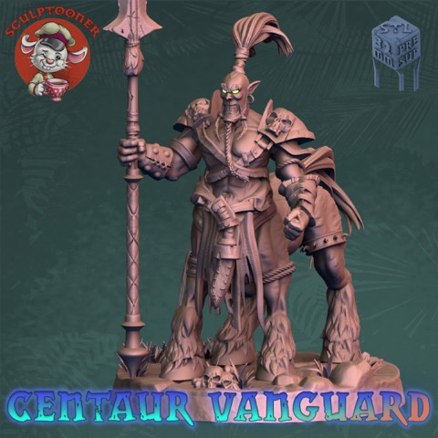 Image of Centaur Vanguard - standing with spear
