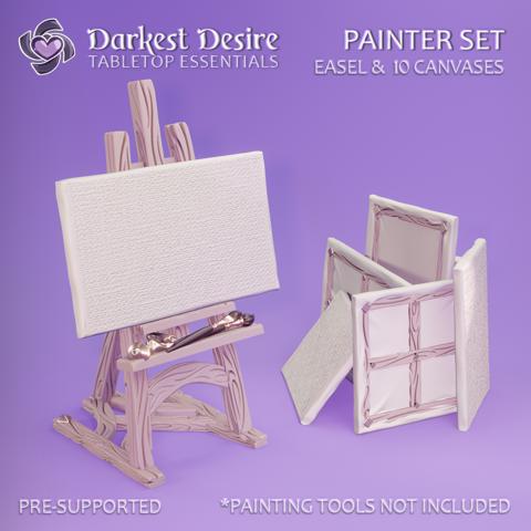 Image of Painter Set - Easel & Canvases
