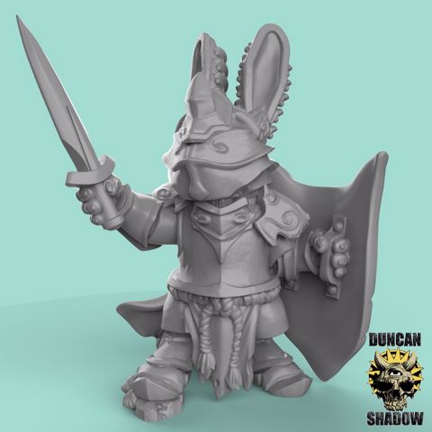 Image of Rabbit Folk Paladin (Pre Supported)