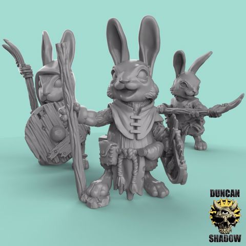 Image of Rabbit Folk Farmers  (Pre Supported)