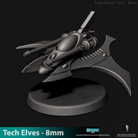 Image of Fast Attack Tank - Tech Elves - 8mm