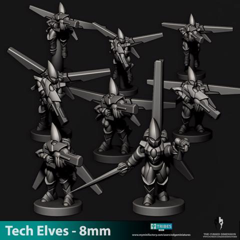 Image of Flying Warriors - Tech Elves - 8mm