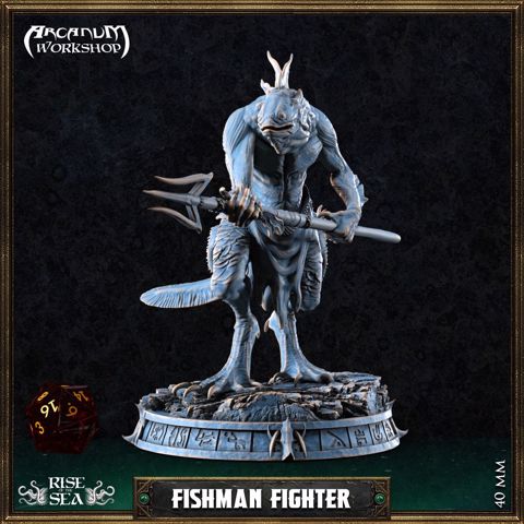 Image of Fishman Fighter 1 (40mm)