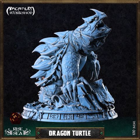 Image of Turtle Dragon  100mm