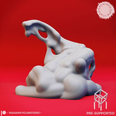 Image of Ochre Jellie Slimer - Tabletop Miniature (Pre-Supported)