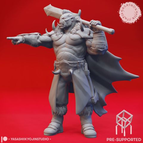 Image of Orc Warchief - Tabletop Miniature (Pre-Supported)