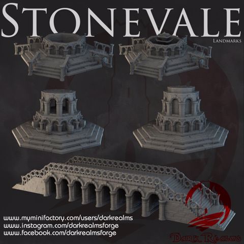 Image of Dark Realms - Stonevale - Landmarks