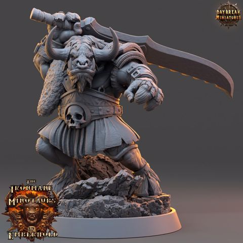 Image of Zorath Hellbane - The Ironmane Minotaurs of Emberhold