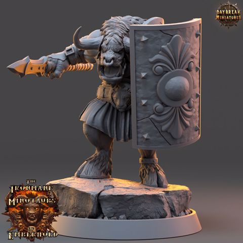 Image of Zegron Ironhide - The Ironmane Minotaurs of Emberhold