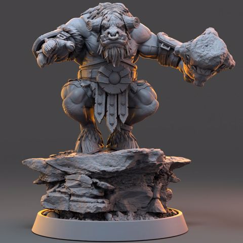 Image of Draknar Bonecrusher - The Ironmane Minotaurs of Emberhold