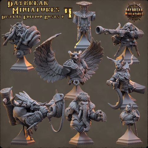 Image of Daybreak Miniatures - Bust Pack 4