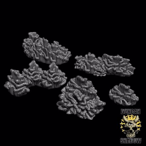 Image of Fantasy Shrubs Terrain SupportFree