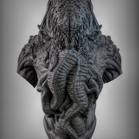 Image of Cthulhu Bust  (Pre Supported)