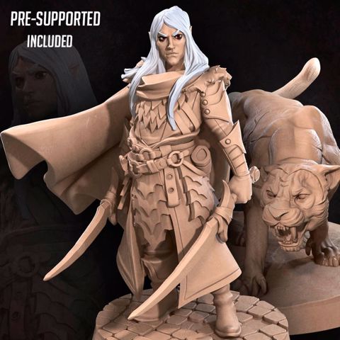 Image of Drow Ranger (+ Black Panther)