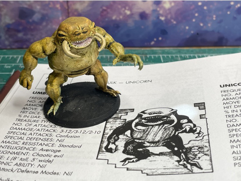 Image of Basic and AD&amp;D 1st Ed Umber Hulk