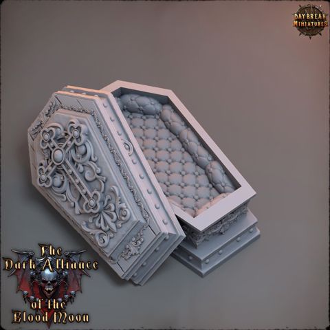 Image of Open tomb of Serpentus Nightshade - Dark Alliance of the Blood Moon