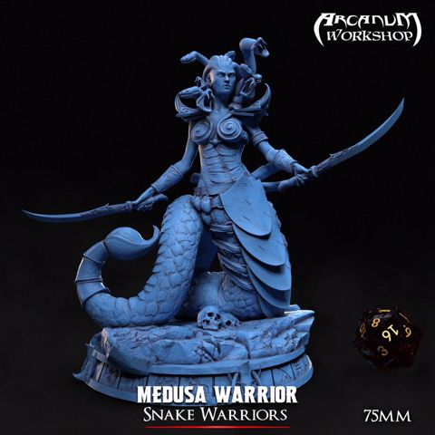 Image of Medusa Warrior (75mm)