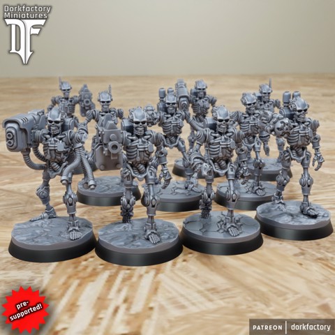 Image of Reanimated Combat Drones | Undead Weapon Servitors of dark martian mech