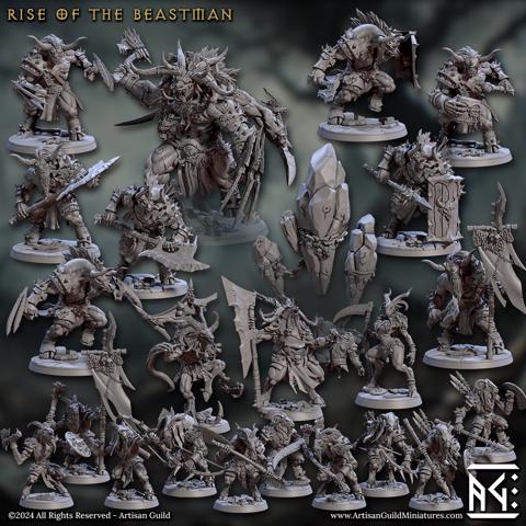 Image of Rise of the Beastmen (Complete set - 66)