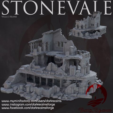 Image of Dark Realms - Stonevale - Villa 3 Ruins