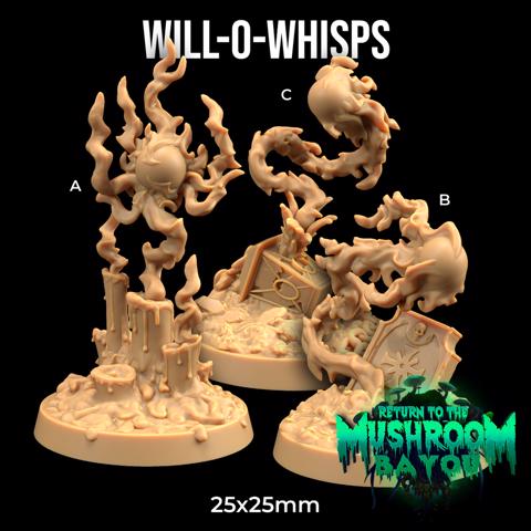 Image of Will-O-Whisps | PRESUPPORTED | Return To The Mushroom Bayou