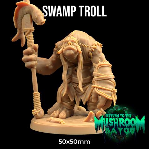 Image of Swamp Troll | PRESUPPORTED | Return To The Mushroom Bayou