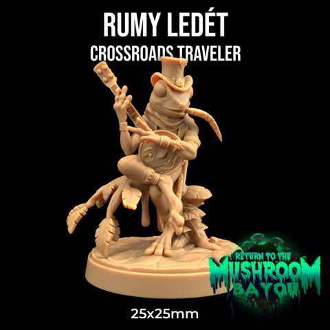 Image of Rumy Ledét, Crossroads Traveler | PRESUPPORTED | Return To The Mushroom Bayou