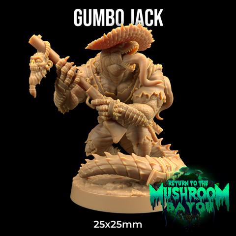 Image of Gumbo Jack | PRESUPPORTED | Return To The Mushroom Bayou