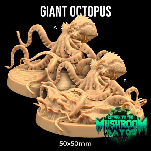 Image of Giant Octopus | PRESUPPORTED | Return To The Mushroom Bayou