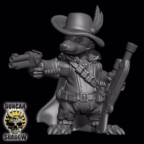 Image of Badger Folk Rifleman (Pre Supported)