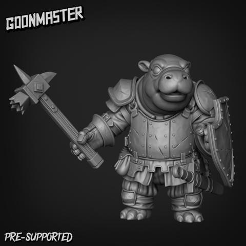 Image of Tiny Hippo Knight 1