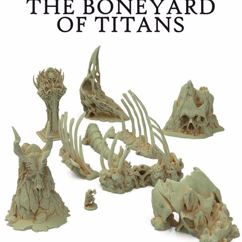 Image of The Boneyard of Titans - Scenery Set