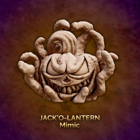 Image of Jack-O'-Lantern Mimic + Pumpkin