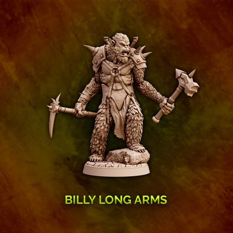 Image of Billy Long Arms - Bugbear Fighter