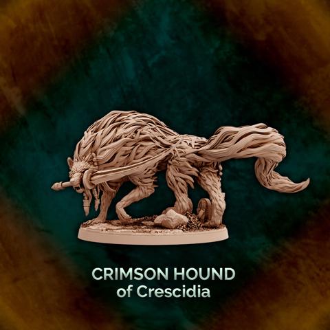 Image of Crimson Hound of Crescidia