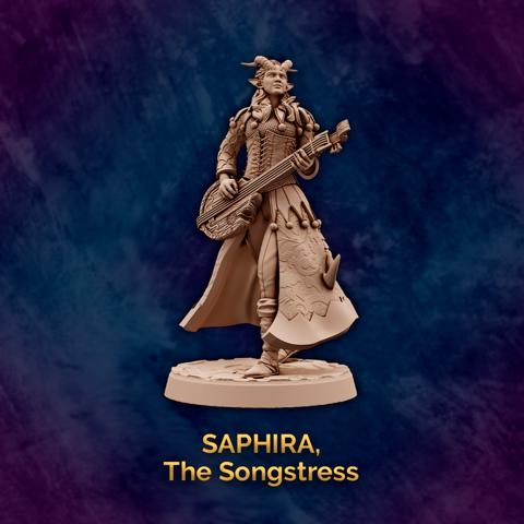 Image of Saphira, the Songstress - Human Bard