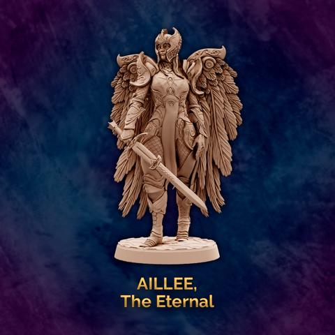 Image of Aillee, the Eternal - Aasimar Cleric