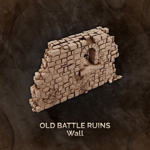 Image of Old Battle Ruins - Wall