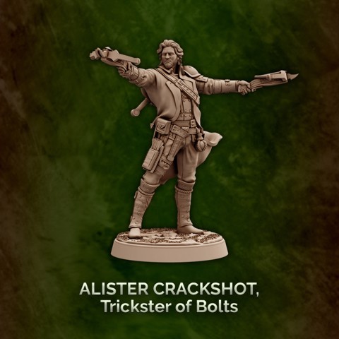 Image of Alister Crackshot, Trickster of Bolts - Human, Crossbow Expert