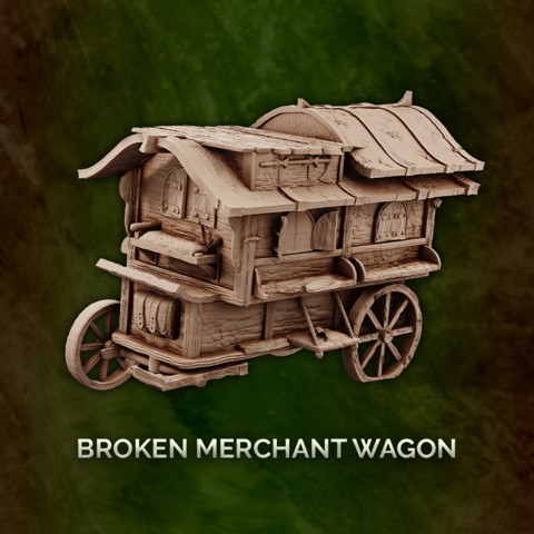 Image of Broken Merchant Wagon