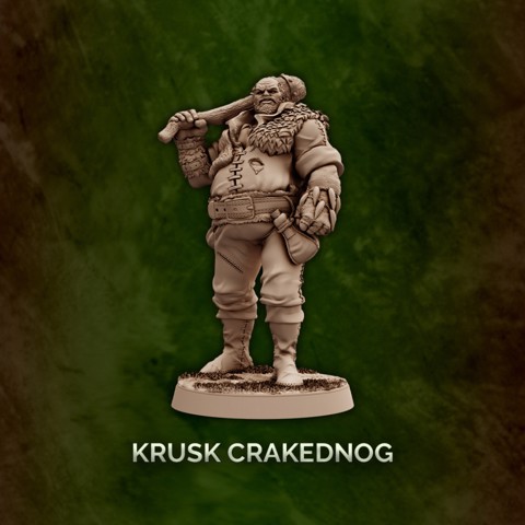 Image of Krusk Crakednog - Human Barbarian