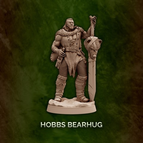 Image of Hobbs Bearhug - Human Barbarian