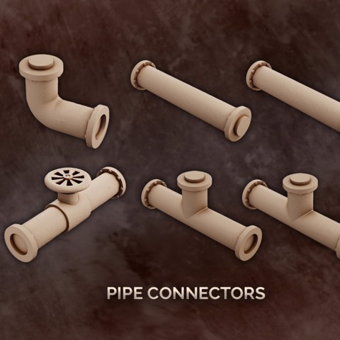 Image of Pipe Connectors - Factory Terrain