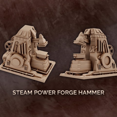 Image of Steam Power Forge Hammer - Factory Terrain